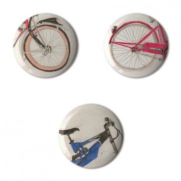 Gift Box: 3 button badges (Bikes)