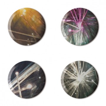 Gift Box: 4 button badges (Sparkle)