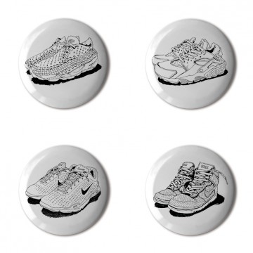 Gift Box: 4 button badges (Owen's AFOMFS)