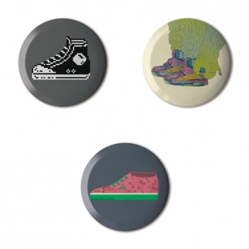Gift Box: 3 button badges (Scott's AFOMFS)