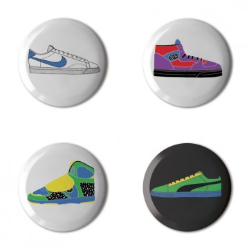 Gift Box: 4 button badges (Simon's AFOMFS)
