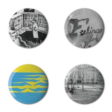 Gift Box: 4 button badges (Neringa Mix)