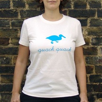 bzzzpeek.com support T-shirt, Duck (women)