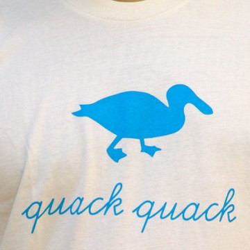 bzzzpeek.com support T-shirt, Duck (unisex)