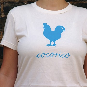 bzzzpeek.com support T-shirt, Rooster (women)