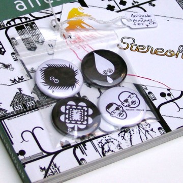 Antoine+Manuel book / badge set bundle