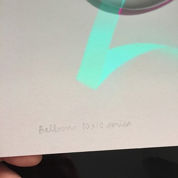 10x10 Series Poster: Balloons (Giclée)