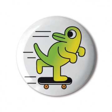 Skateboarding Dinosaur