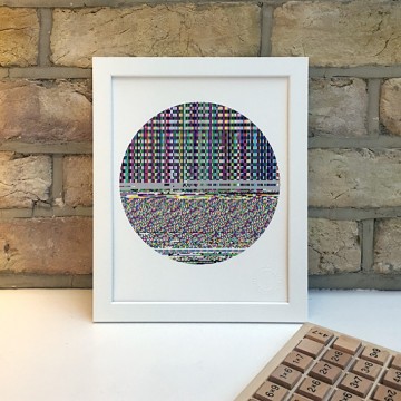 System Error, RGB Glitch print