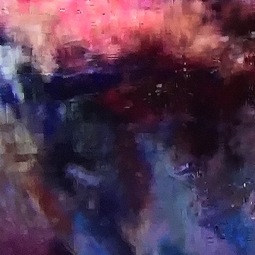 Glitch 1 (Black, Purple, Pink) print