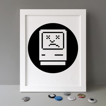 Sad Mac print
