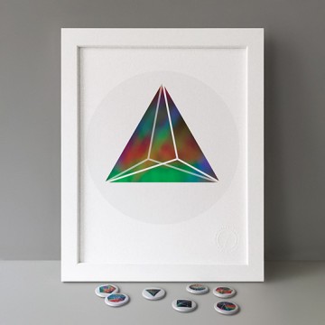 Triangular Bipyramid print