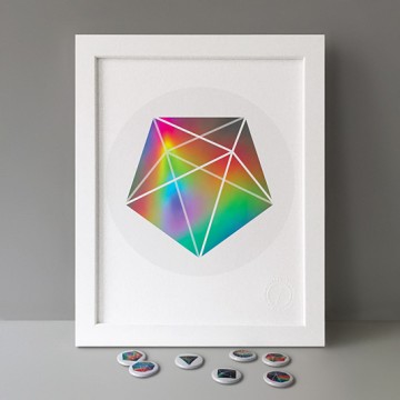 Pentagonal Bipyramid print