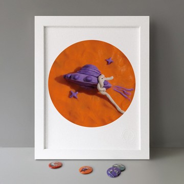 Flying Saucer print