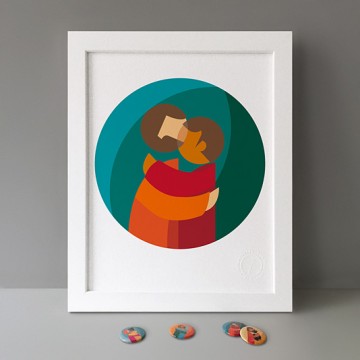 Hug Together print
