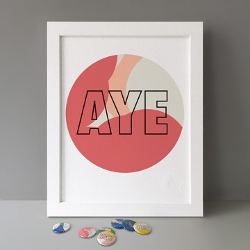 Aye print