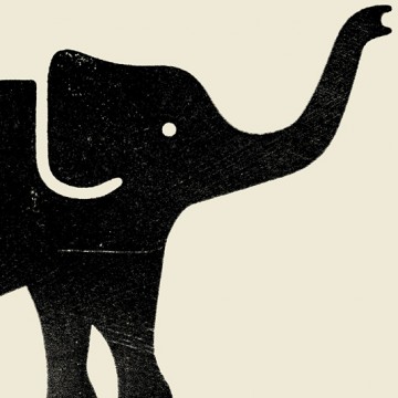 Nellie (Elephant) print