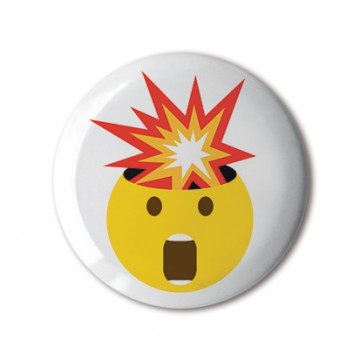 Mind Blown (white) print