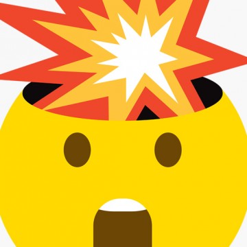 Mind Blown (white) print