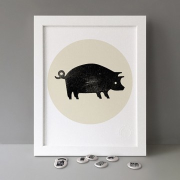 Boris (Pig) print