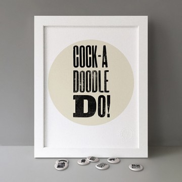 Cock-A Doodle Doo! print