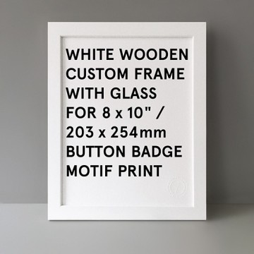 Custom Frame for Button Badge Motif Print
