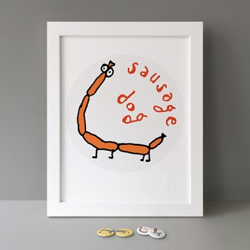 Sausage Dog print