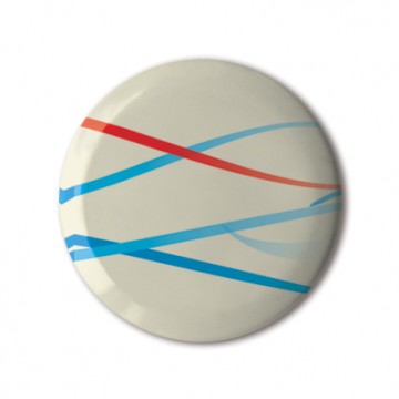 Wind, Blue Red print