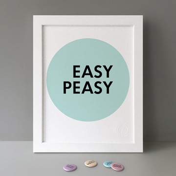 Easy Peasy print