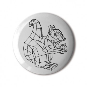 Squirrel 4 (wireframe, front, right)