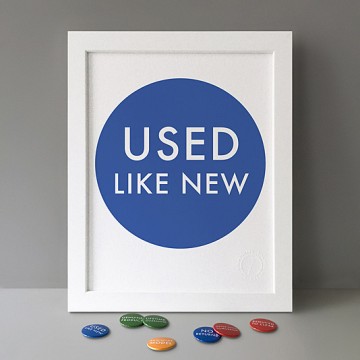 Used Like New print