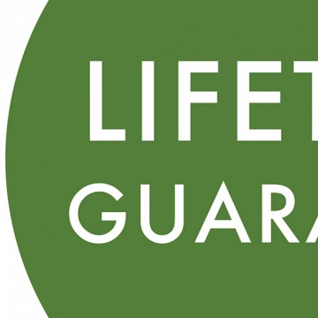 Lifetime Guarantee print
