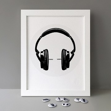 Headphones print