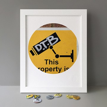 CCTV Sign 4 (tagged) print