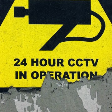 CCTV Sign 6 (triangle) print