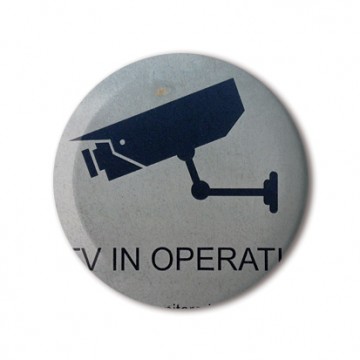 CCTV Sign 7 (grey, left)
