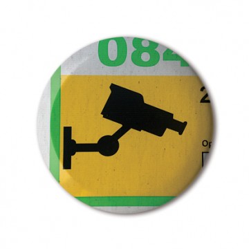 CCTV Sign 2 (yellow, green)