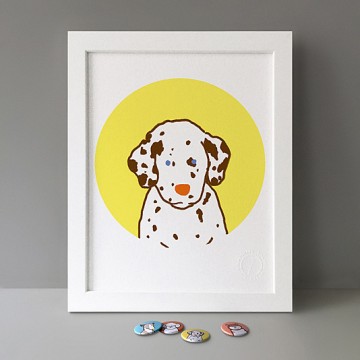 Dalmatian Puppy print