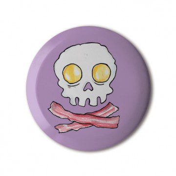 Egg Bacon Skull print