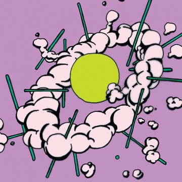 Radiolaria Lavender print