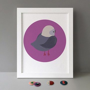 Bird (Grey Purple)