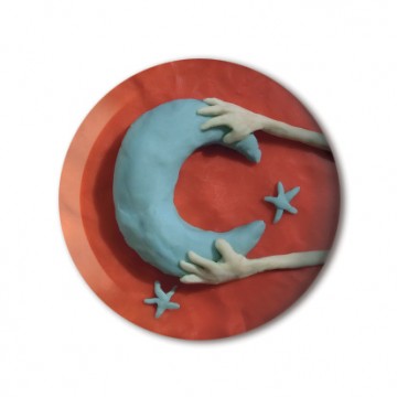 Gift Box: 4 button badges (Sky Doh)