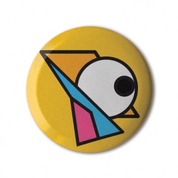 Gift Box: 4 button badges (Eye Geometry)