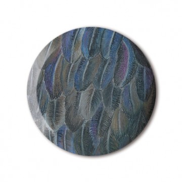 Gift Box: 4 button badges (Feathers)