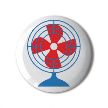 Gift Box: 4 button badges (Red Blue Emoji Mix)