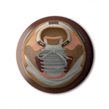 Gift Box: 4 button badges (Forced Circle 3D Objects)