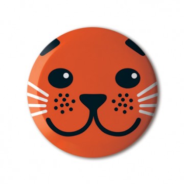Gift Box: 4 button badges (Emoji Animal Heads)