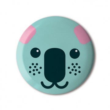 Gift Box: 4 button badges (Emoji Animal Heads)