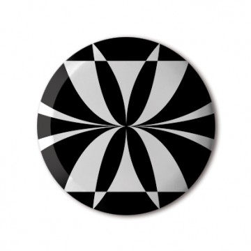 Gift Box: 4 button badges (Op Art)