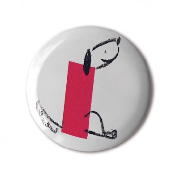 Gift Box: 4 button badges (Minimal Animals)